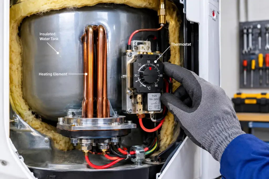 3 Water Heater Thermostat Inspection What Happens If Geyser is Left On