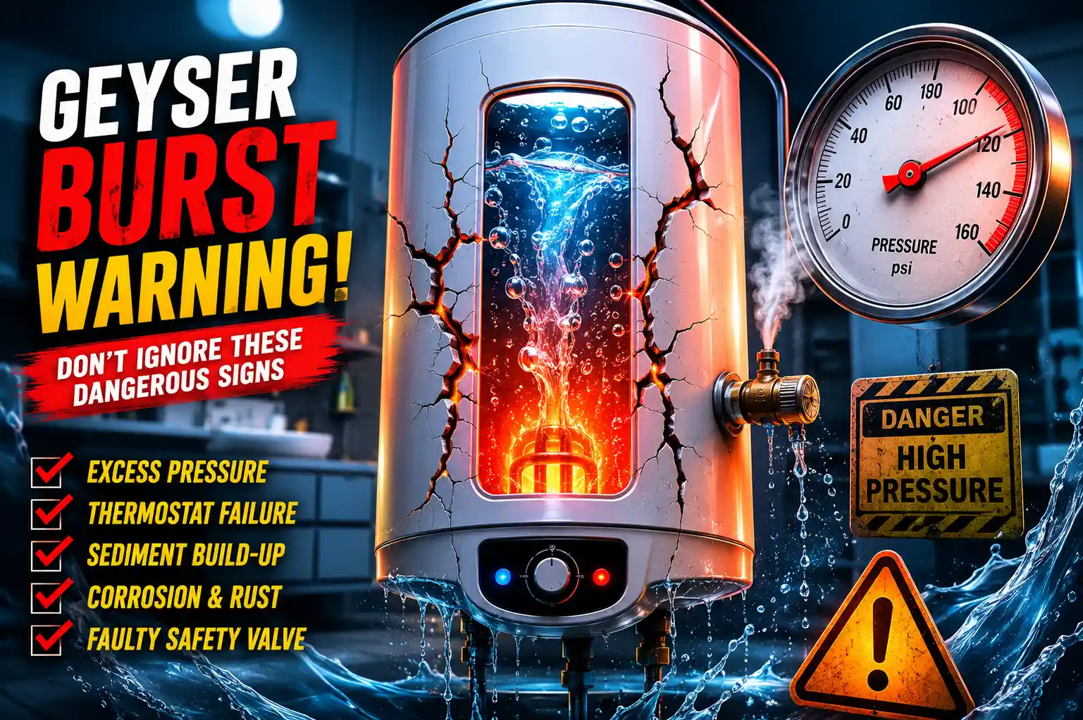 Reasons Why a Geyser Could Burst