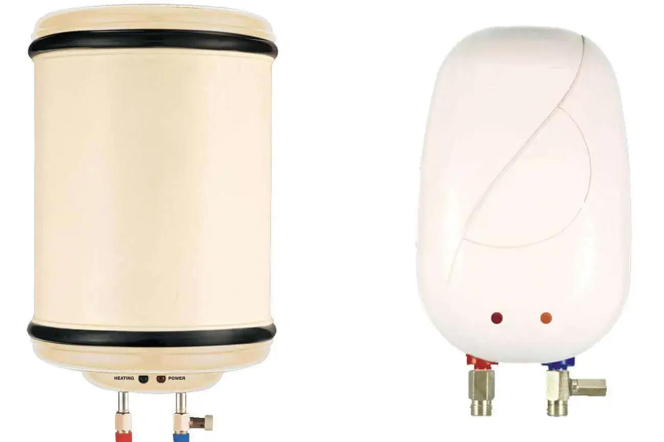 storag geyser vs instant geyser