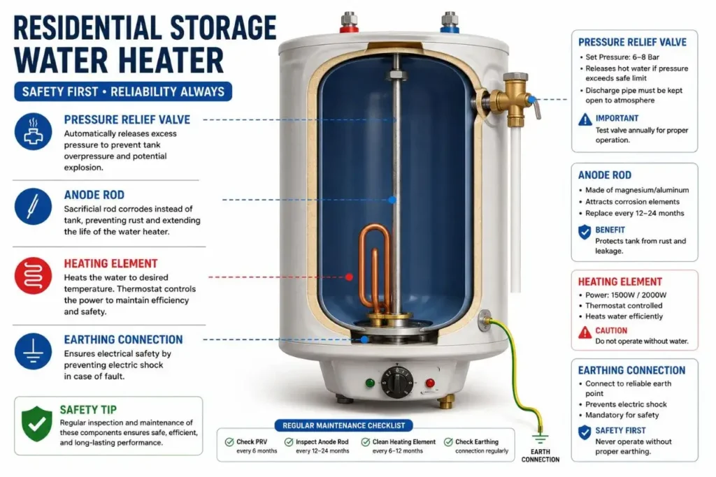 Residential water heater safety guide