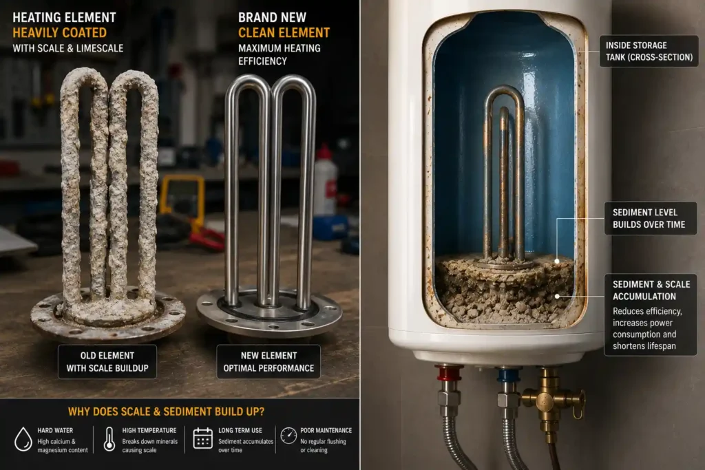 12 Heating Element Scale and Sediment Guide