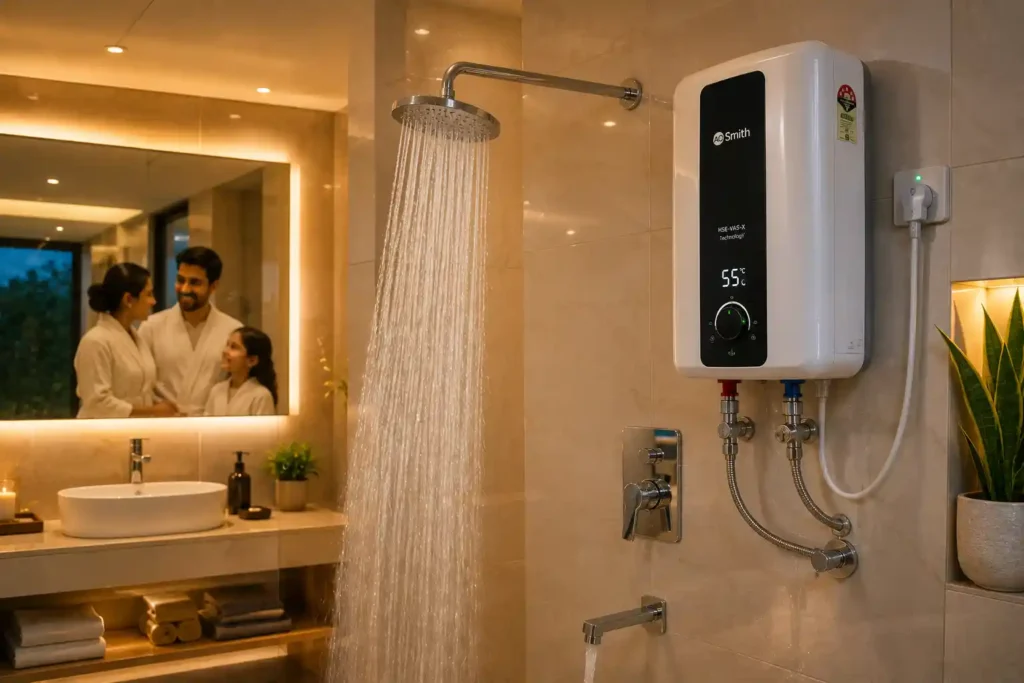19 Warm Family Bathroom with AO Smith Heater