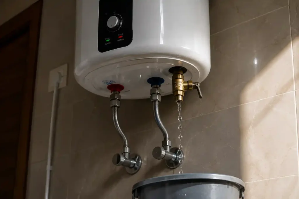 5 storage water geyser leaking from the pressure relief valve Geyser Problems and Solutions
