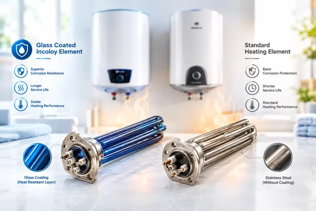 4 Glass-Coated vs Standard Heating Elements