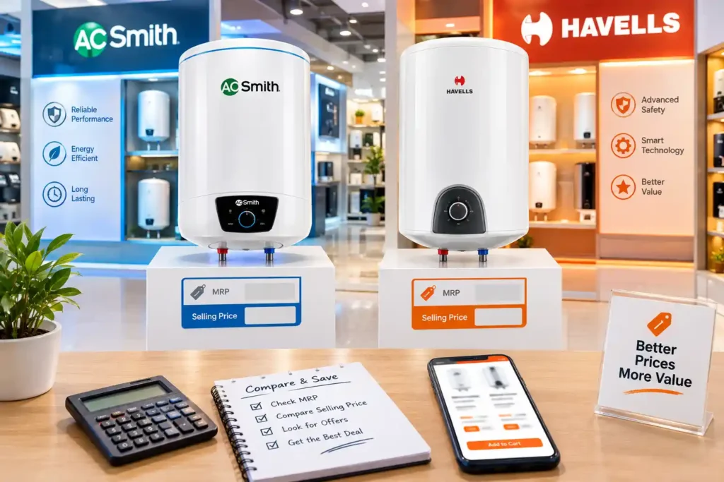 6 Compare AO Smith and Havells Water Heaters