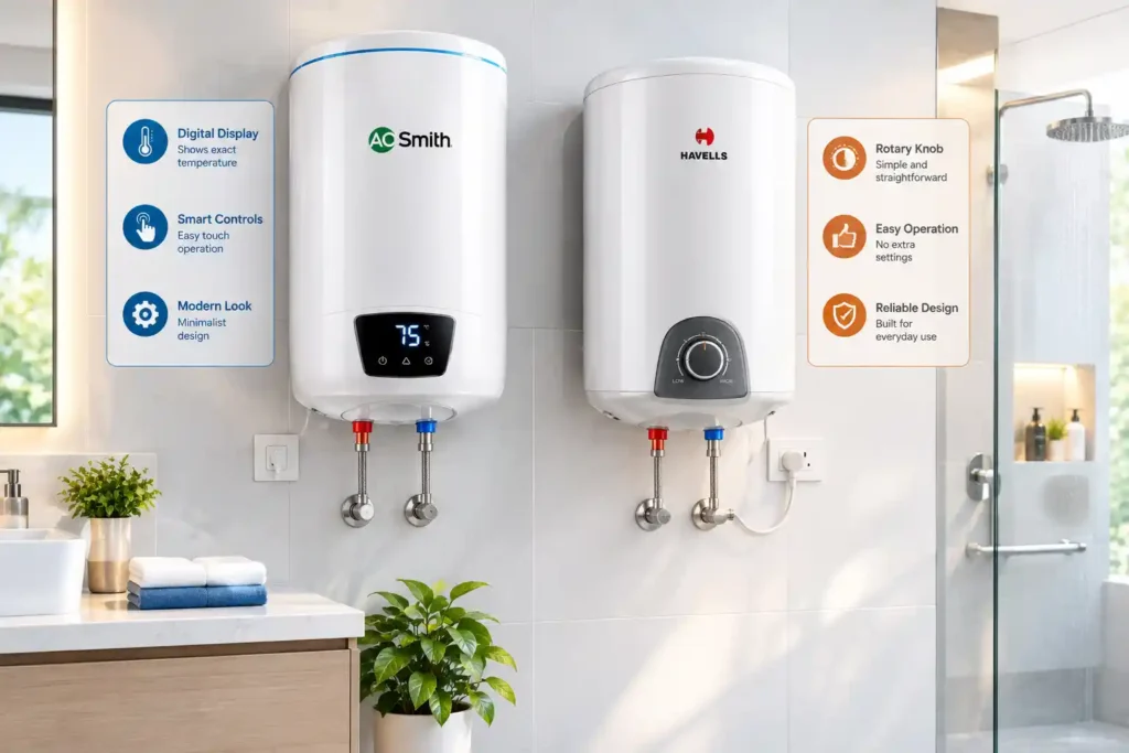 7 Digital vs Mechanical Geyser Comparison